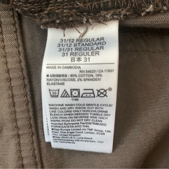 Gap High Rise Corduroy Stride Wide-Leg Pants in Basic Brown - Picture 14 of 15